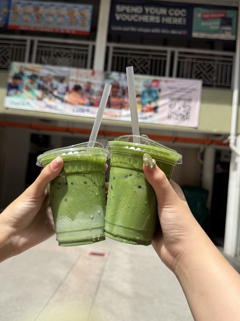 Matcha at Hi coffee 🐘 | Guoco Tower, Singapore